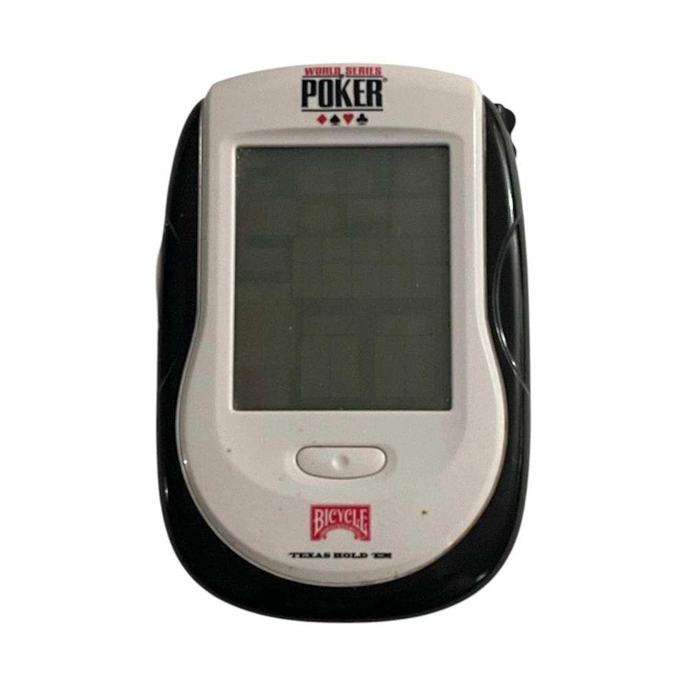 Digital Handheld World Series Poker Game Console